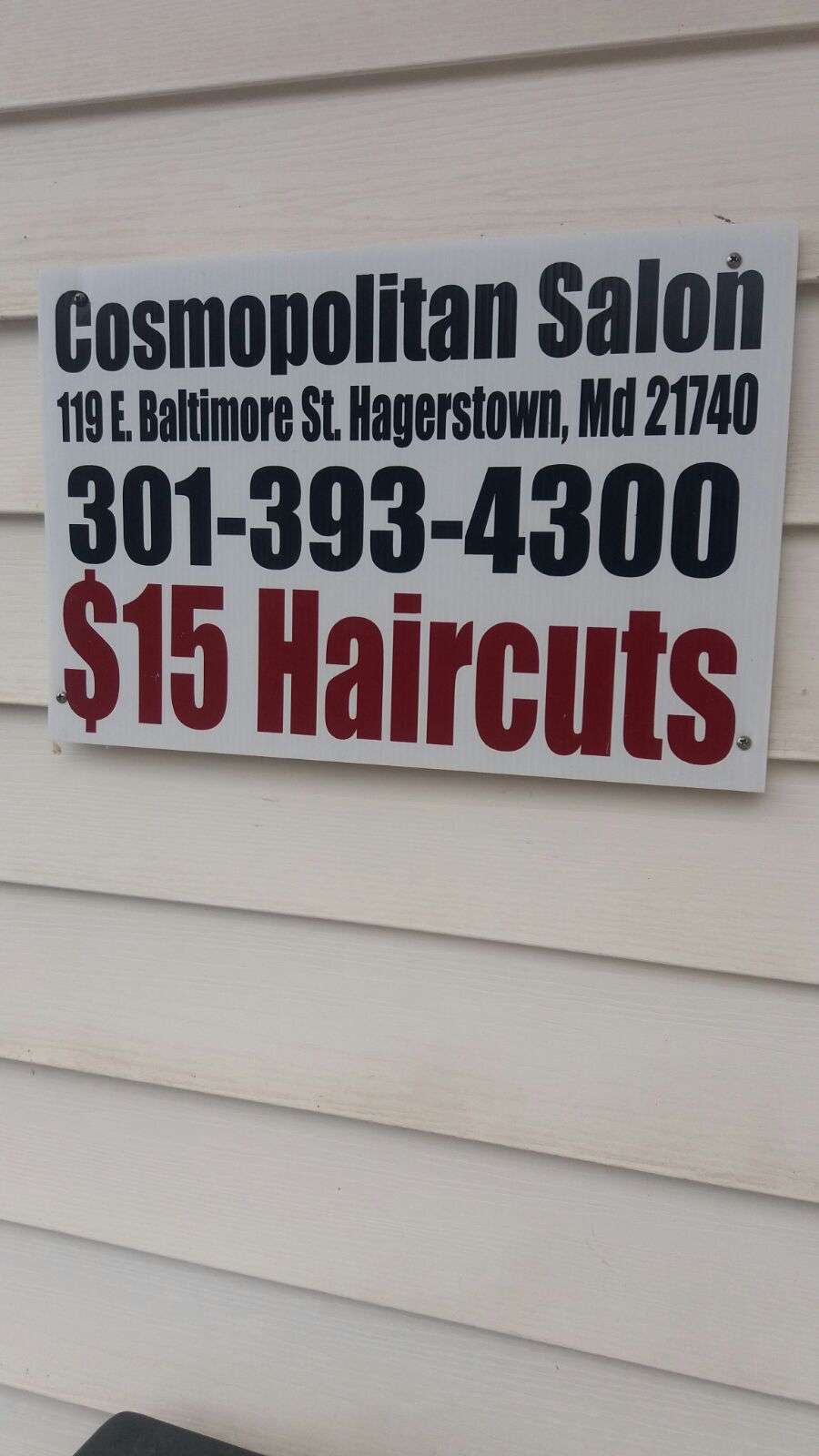 Cosmopolitan Peluqueria Hispana, Hair Salon | 119 E Baltimore St, Hagerstown, MD 21740, USA | Phone: (301) 393-4300