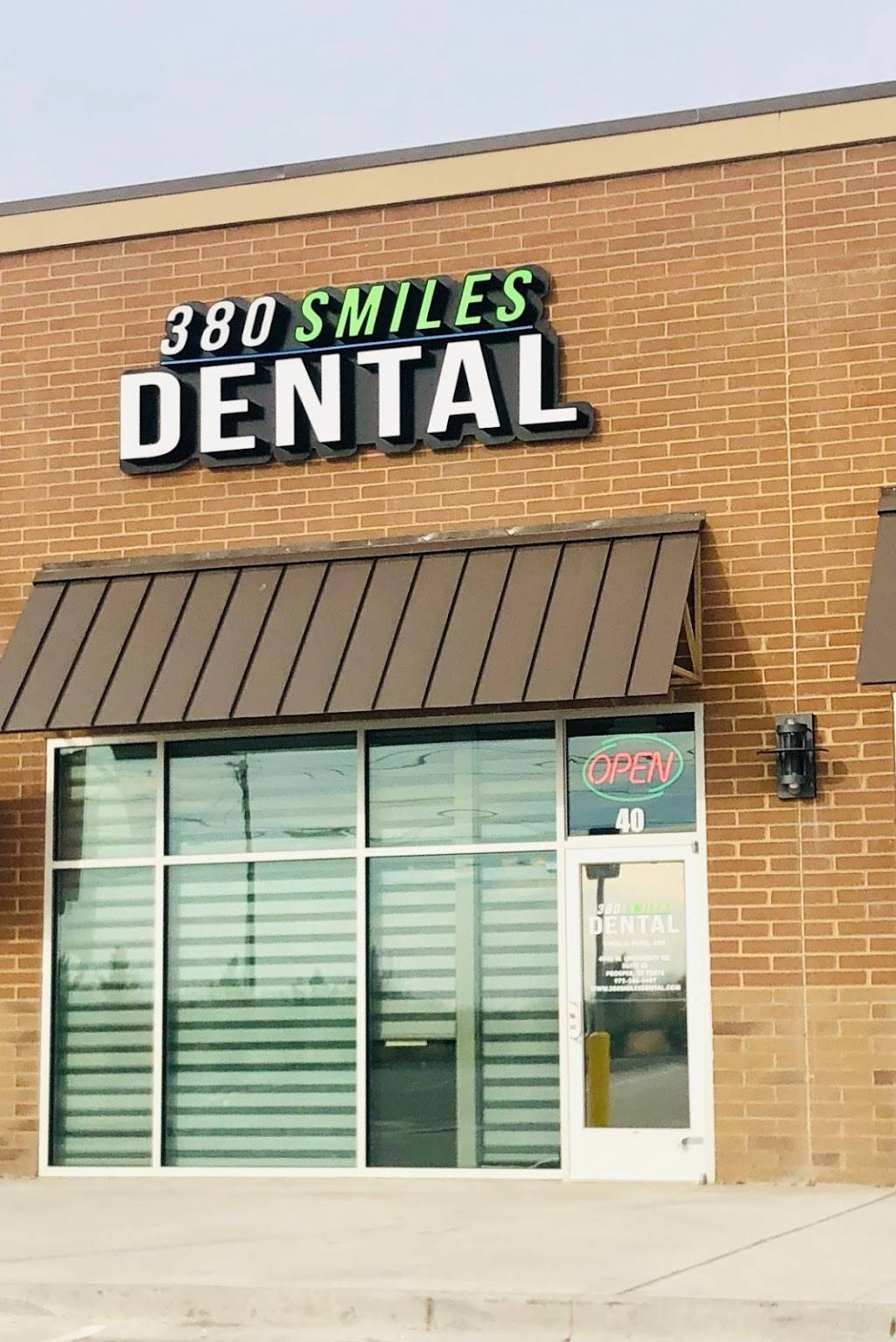 380 Smiles Dental | 4940 W University Dr #40, Prosper, TX 75078, USA | Phone: (972) 346-0497