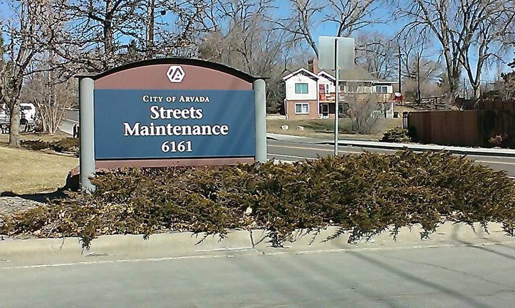 Arvada Street Maintenance Facility | 6161 Wadsworth Blvd, Arvada, CO 80003 | Phone: (720) 898-7720