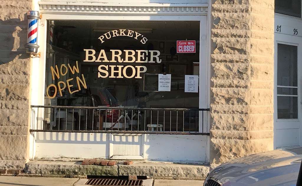 Purkeys Barber Shop | 87 W Jackson St, Cicero, IN 46034, USA | Phone: (317) 984-4319
