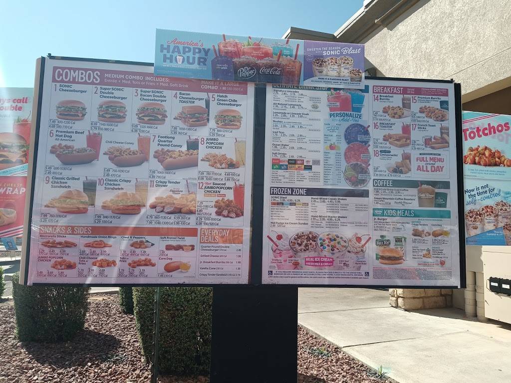 Sonic Drive-In | 4075 S Higley Rd, Gilbert, AZ 85297, USA | Phone: (480) 279-0189