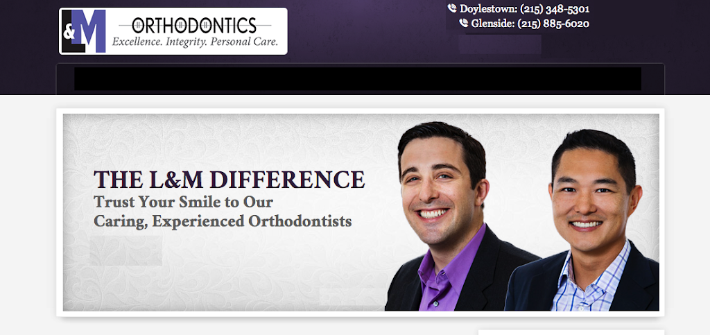 L&M Orthodontics | 363 N Main St, Doylestown, PA 18901, USA | Phone: (215) 348-5301