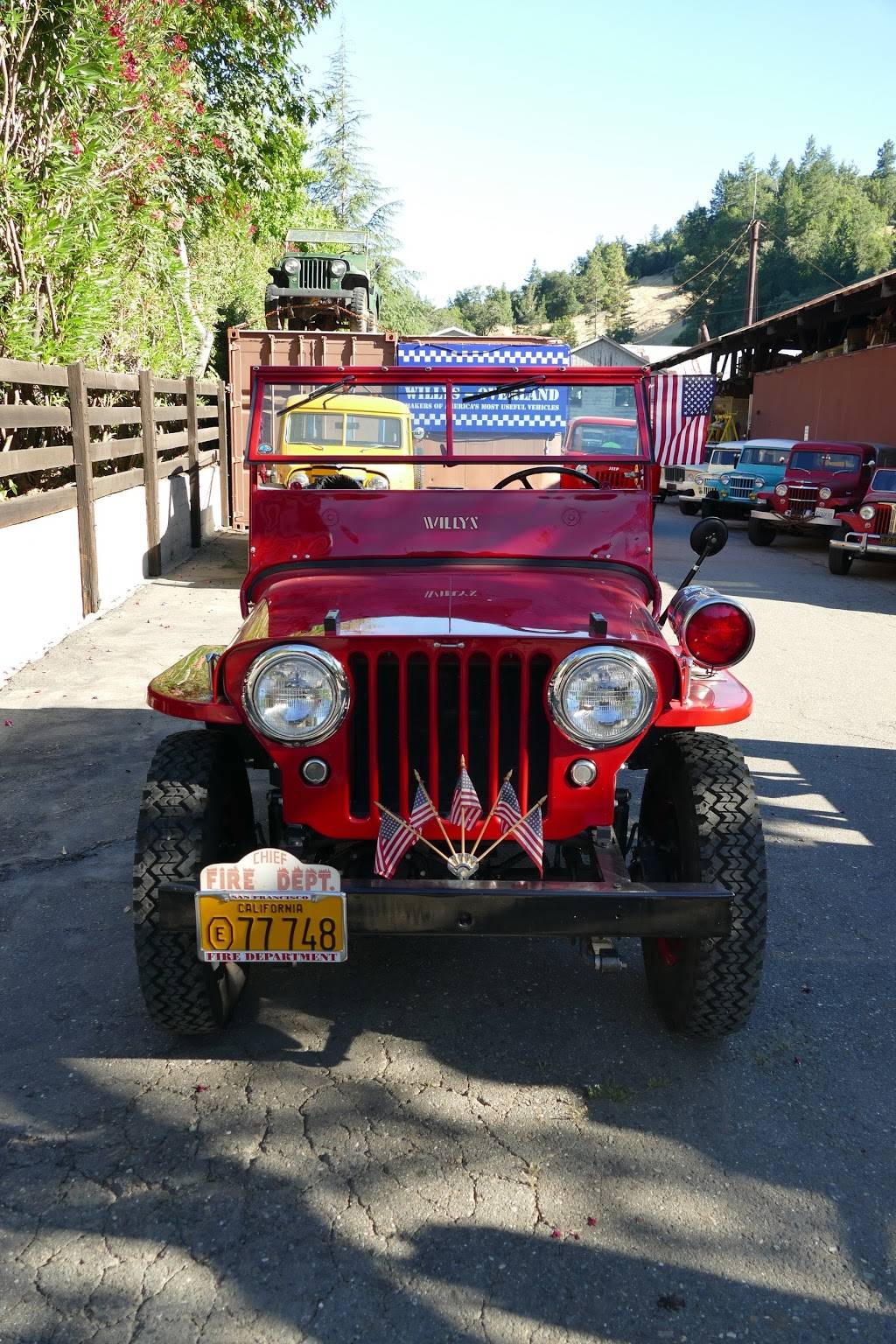 Willys America | 6100 Cazadero Hwy, Cazadero, CA 95421, USA | Phone: (707) 632-5258