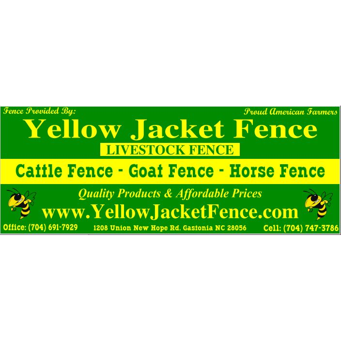 Yellow Jacket Fence | 1208 Union New Hope Rd a, Gastonia, NC 28056, USA | Phone: (704) 691-7929