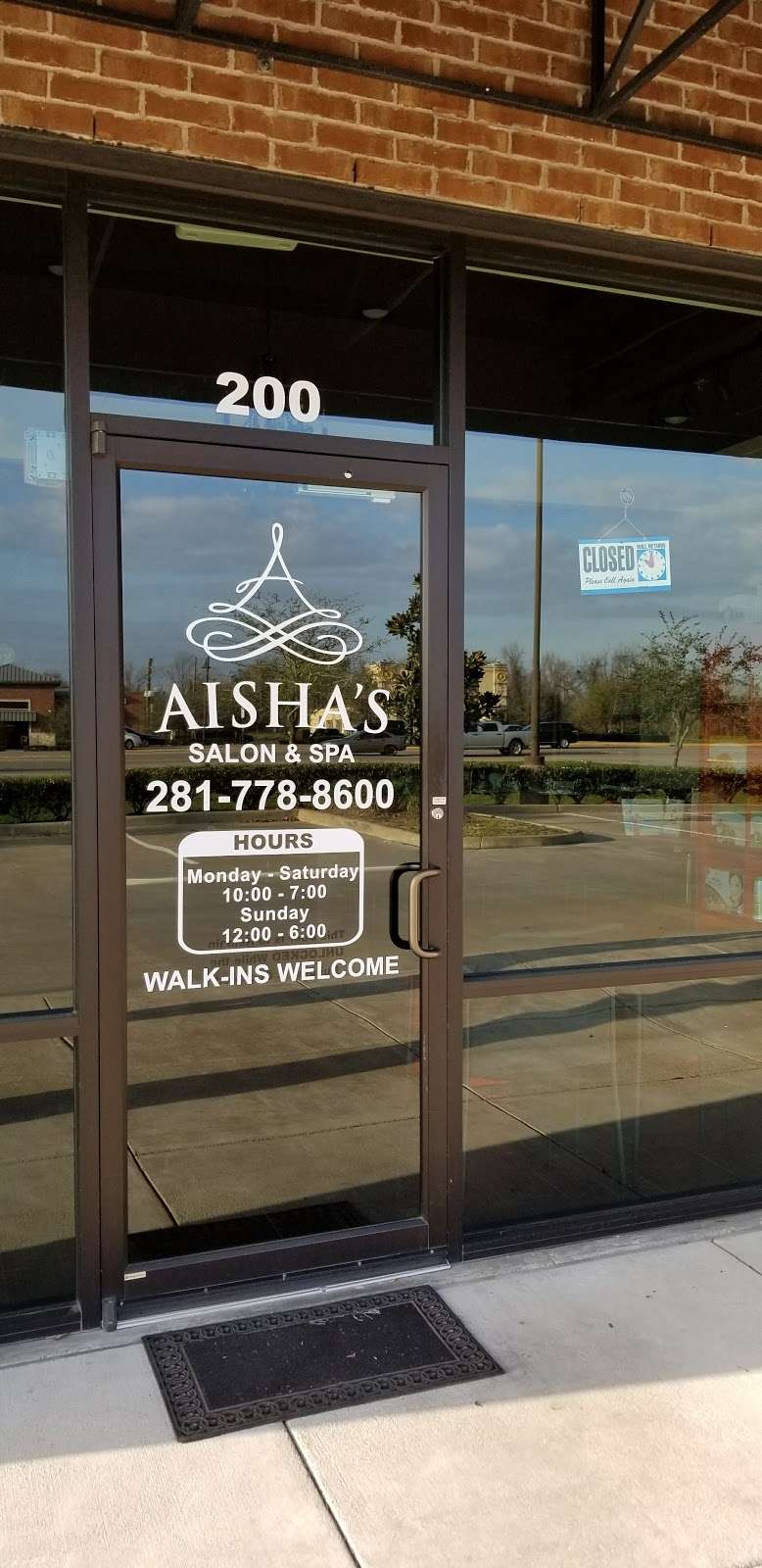 Aishas Salon & Spa | 8720 Hwy 6 #200, Missouri City, TX 77459, USA | Phone: (281) 778-8600
