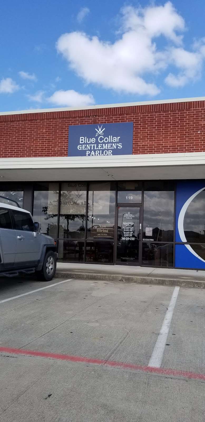 Blue Collar Gentlemens Parlor | 1853 Pearland Pkwy #119, Pearland, TX 77581, USA | Phone: (346) 219-0315