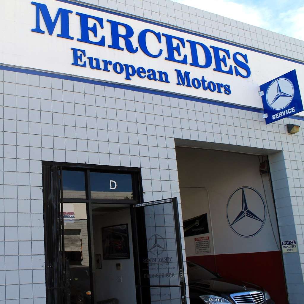 Mercedes European Motors | 6690 Miramar Rd d, San Diego, CA 92121, USA | Phone: (858) 558-8283