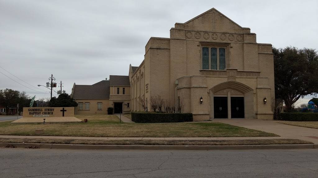 Gambrell Street Baptist Church | 1616 W Gambrell St, Fort Worth, TX 76115, USA | Phone: (817) 926-1785
