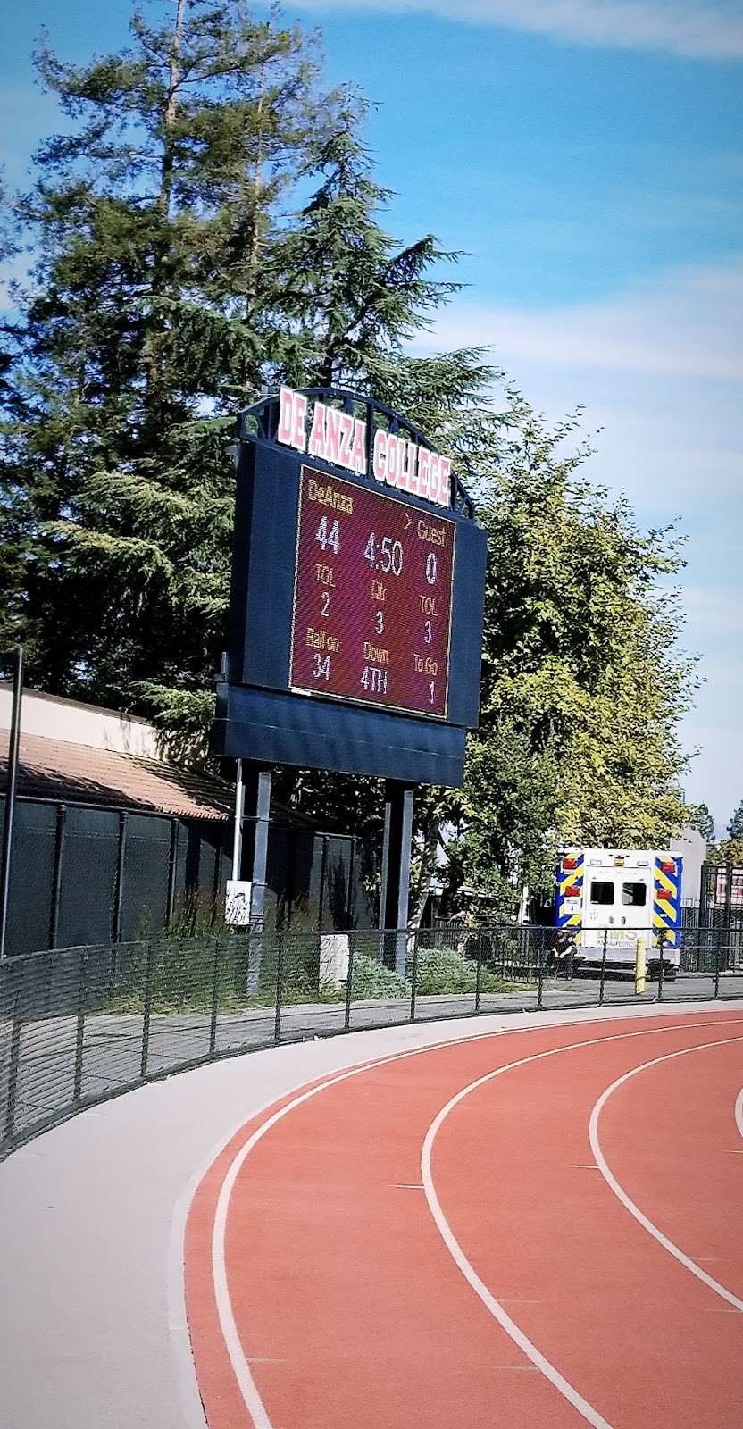 De Anza College Stadium & Track | 21250 Stevens Creek Blvd, Cupertino, CA 95014 | Phone: (408) 864-8826