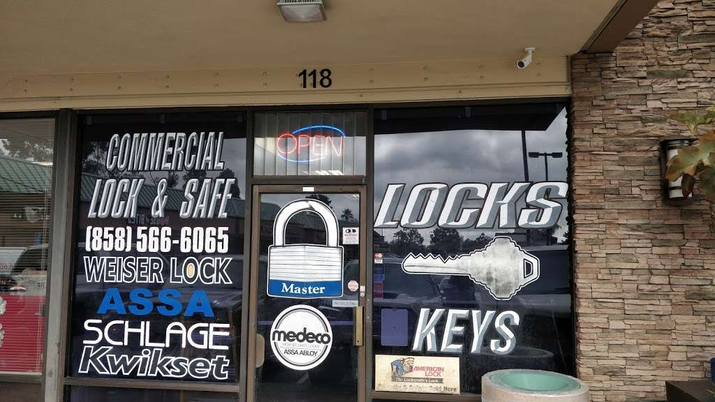 Commercial Lock & Safe | 7094 Miramar Rd #118, San Diego, CA 92121, USA | Phone: (858) 566-6065