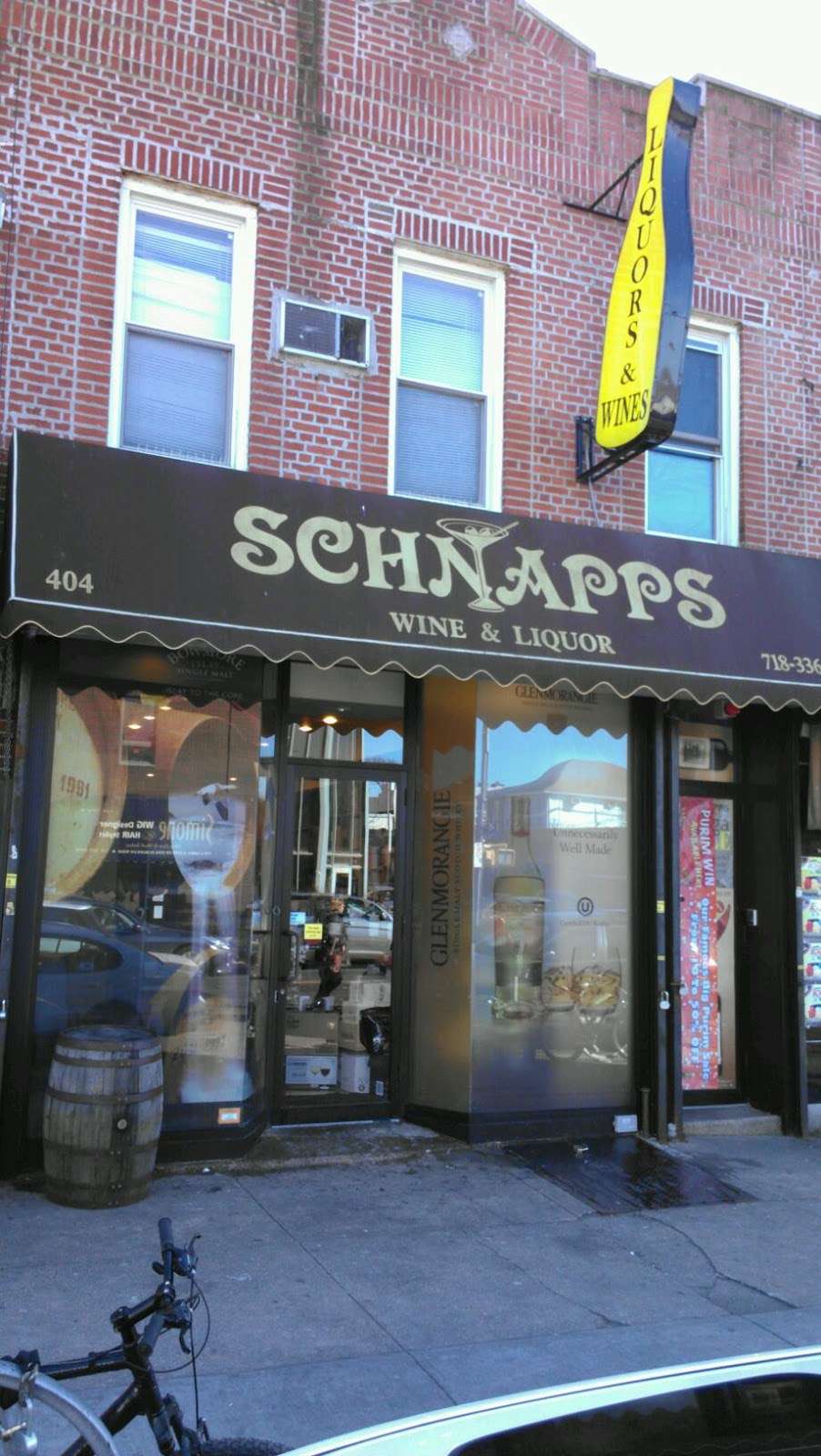 Schnapps Kosher Wine and Whiskey Shop | 404 Avenue M, Brooklyn, NY 11230, USA | Phone: (718) 336-7707