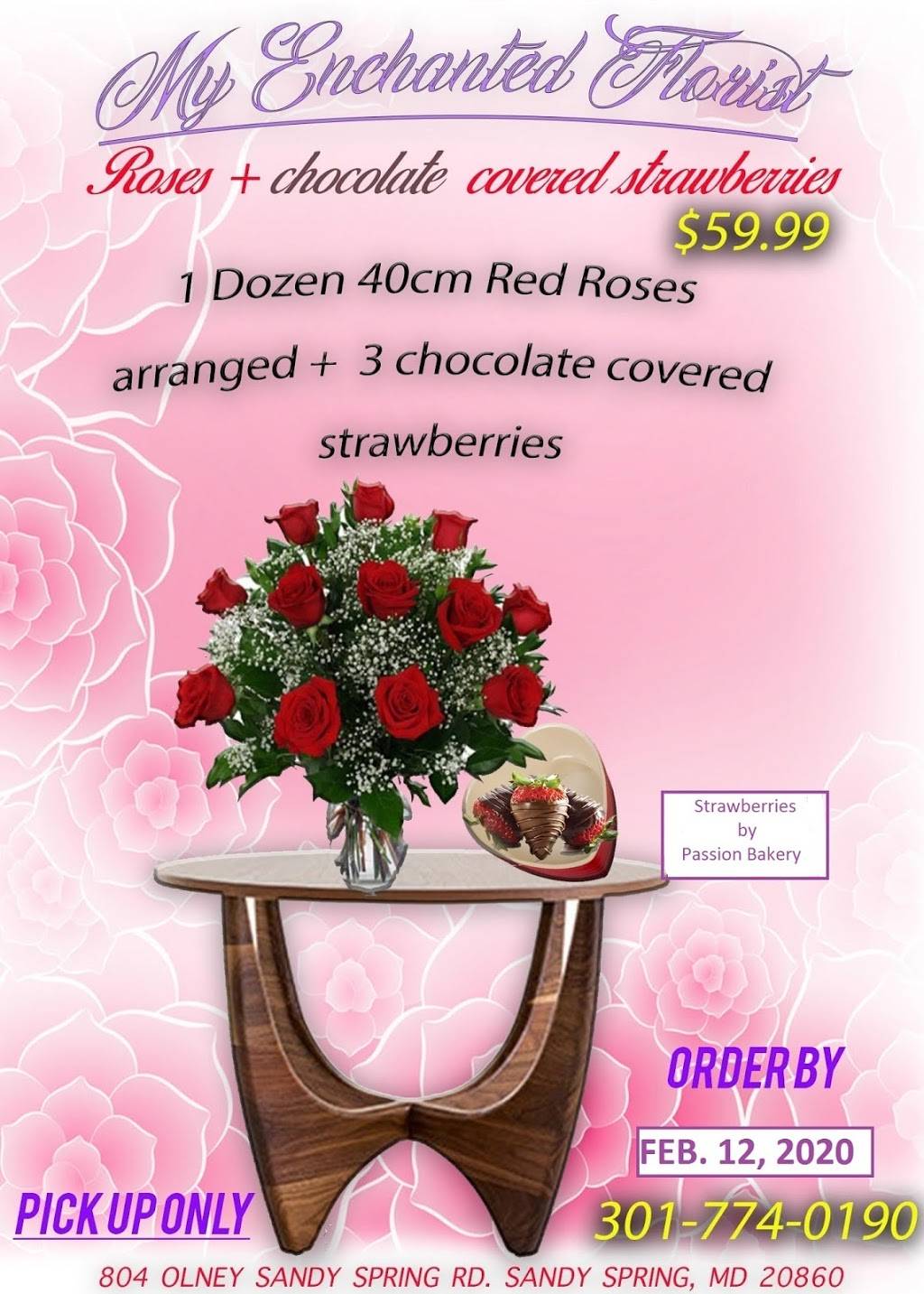 My Enchanted Florist | 804 Olney Sandy Spring Rd, Sandy Spring, MD 20860, USA | Phone: (301) 774-0190