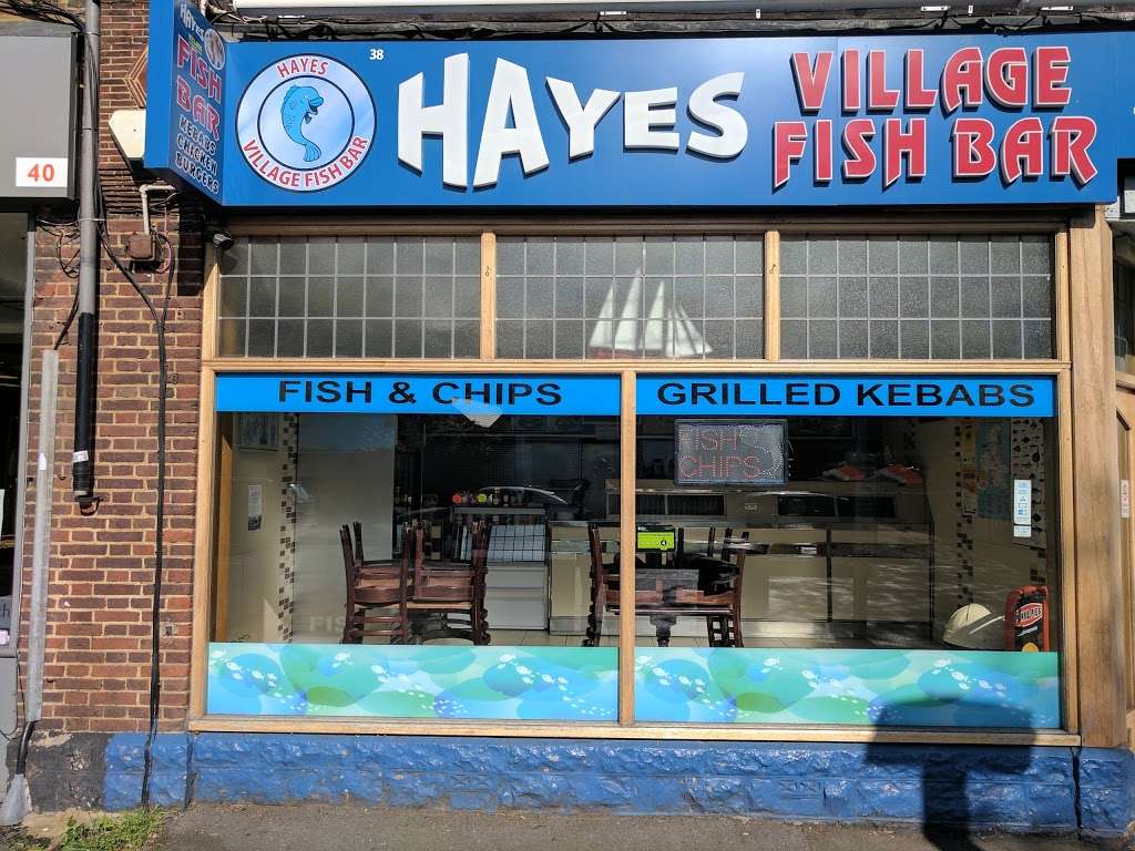 Hayes Village Fish Bar | 38 Hayes St, Bromley BR2 7LD, UK | Phone: 020 3602 8512