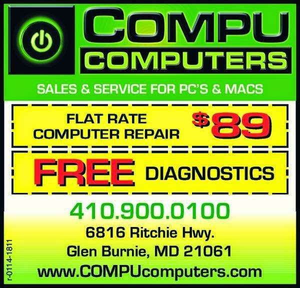 COMPU Computers | 6816 Ritchie Hwy, Glen Burnie, MD 21061, USA | Phone: (410) 900-0100