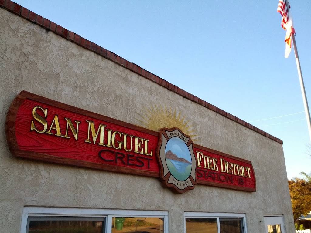 San Miguel Fire Station 18 | 1811 Suncrest Blvd, El Cajon, CA 92021, USA | Phone: (619) 588-8112