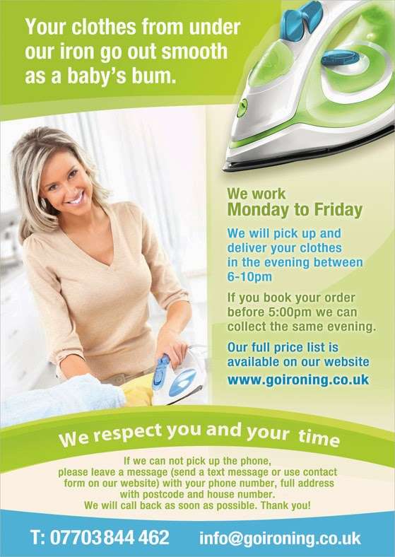 Ironing Services London Laundry Service London Near me | 139 Valley Drive, London NW9 9NT, UK | Phone: 07703 844462