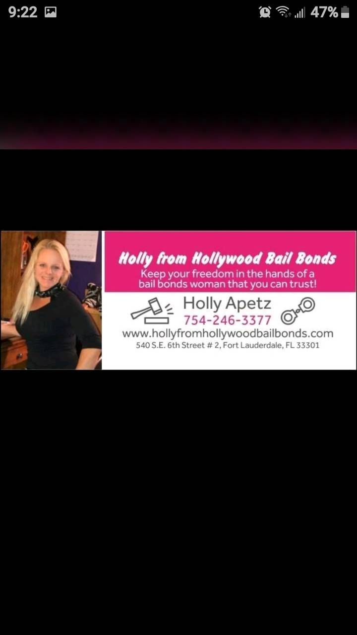 Holly From Hollywood Bail Bonds | 540 S Andrews Ave # 2, Fort Lauderdale, FL 33301, United States | Phone: (754) 246-3377