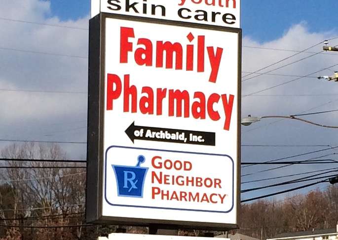 Family Pharmacy of Archbald | 4 Kelly St, Kennedy Dr # 1, Archbald, PA 18403, USA | Phone: (570) 876-3312