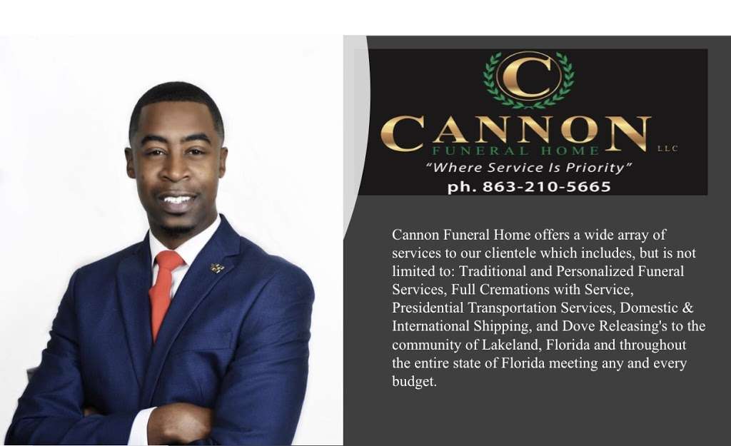 Cannon Funeral Home LLC | 317 W Memorial Blvd, Lakeland, FL 33815, USA | Phone: (863) 210-5665
