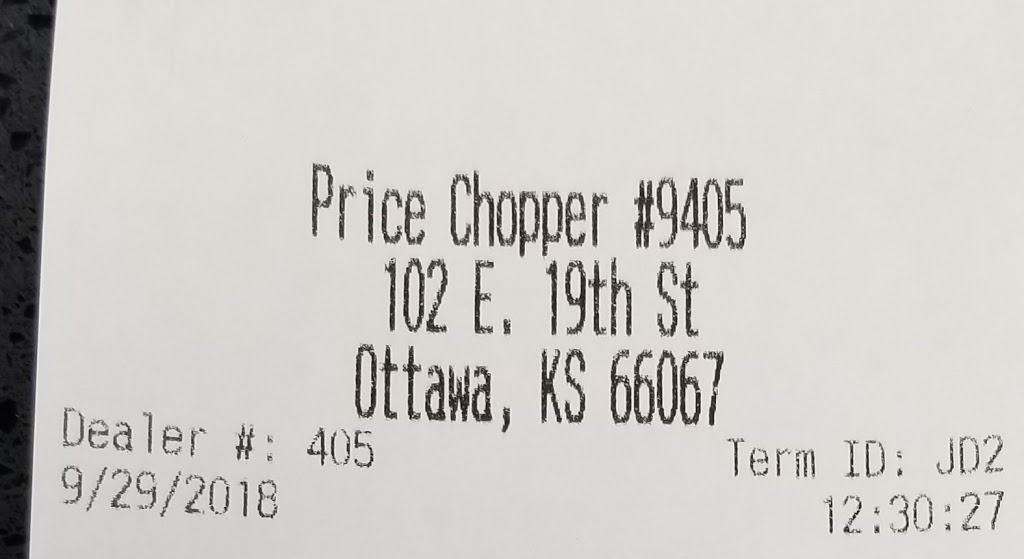 Price Chopper Express | 102 E 19th St, Ottawa, KS 66067, USA | Phone: (785) 242-2220