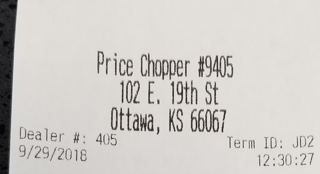 Price Chopper Express | 102 E 19th St, Ottawa, KS 66067 | Phone: (785) 242-2220