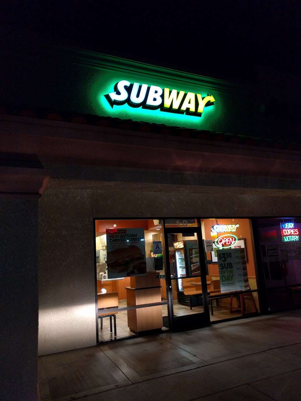 Subway Restaurants | Cooley Plaza, 2097 E Washington St Suite 1D, Colton, CA 92324 | Phone: (909) 422-1006