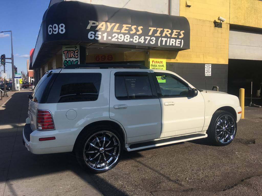 Pay Less Tires | 698 University Ave W, St Paul, MN 55104, USA | Phone: (651) 298-8473