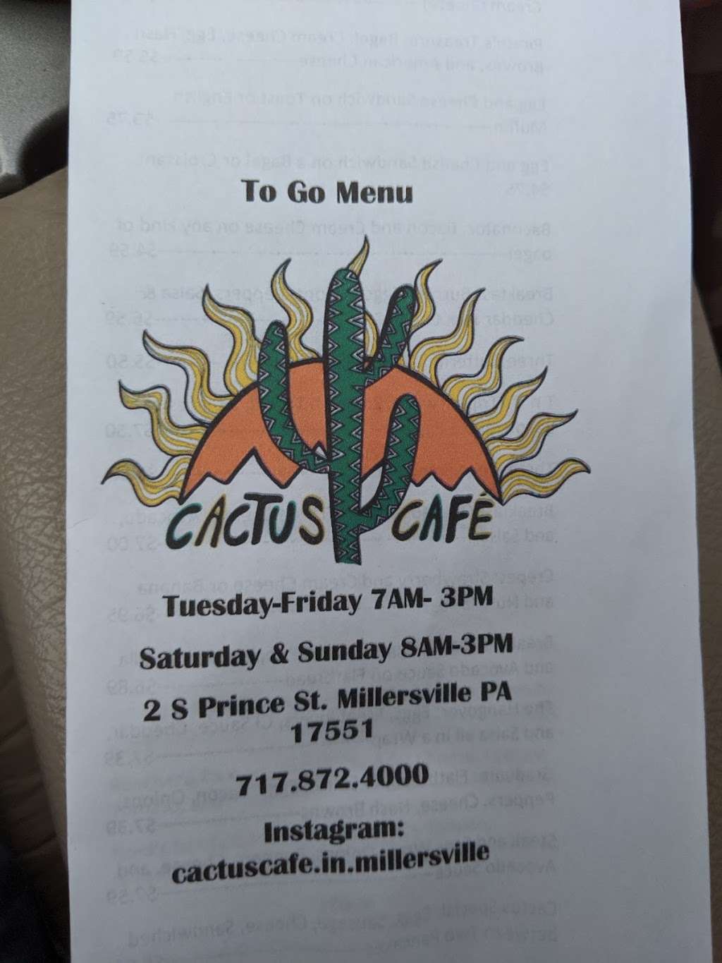 Cactus Café | 2 S Prince St, Millersville, PA 17551, USA | Phone: (717) 872-4000