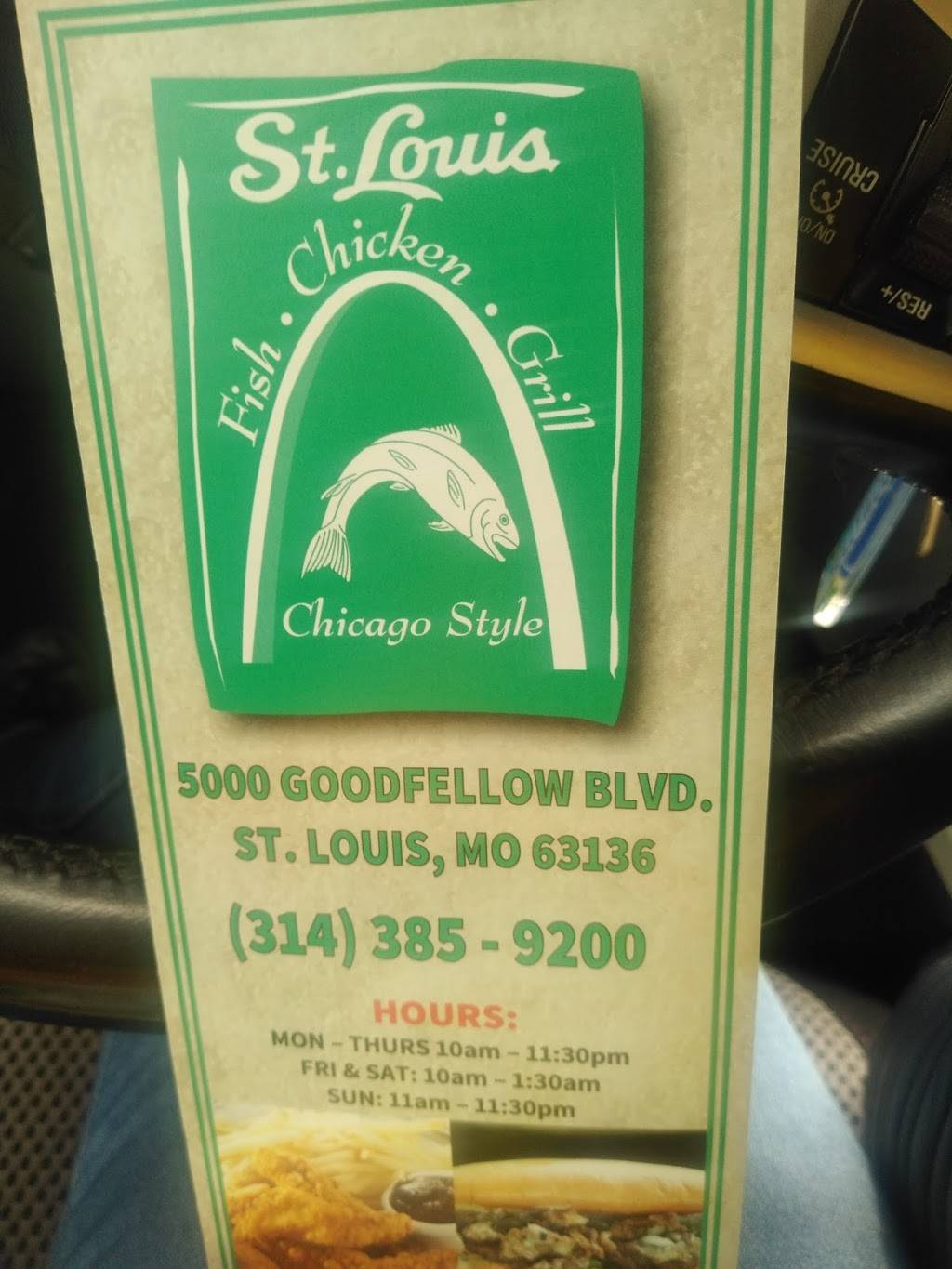 St Louis Fish & Chicken | 5000 Goodfellow Blvd, St. Louis, MO 63136, USA | Phone: (314) 385-9200