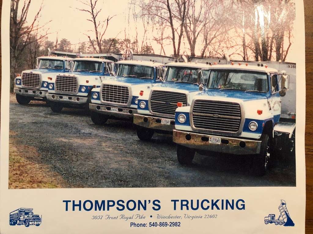 Thompson Trucking | 3057 Front Royal Pike, Winchester, VA 22602, USA | Phone: (540) 869-2982