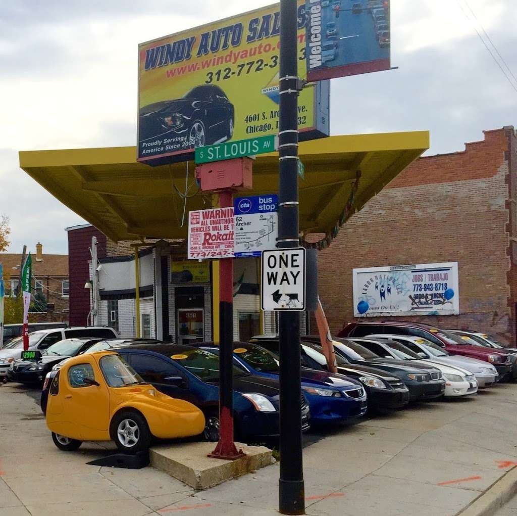 Windy Auto Sales | 4601 S Archer Ave, Chicago, IL 60632, USA | Phone: (312) 772-3333