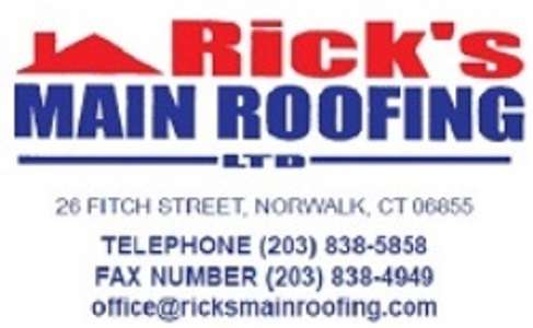 Ricks Main Roofing Ltd | 26 Fitch St #2, Norwalk, CT 06855, USA | Phone: (203) 838-5858