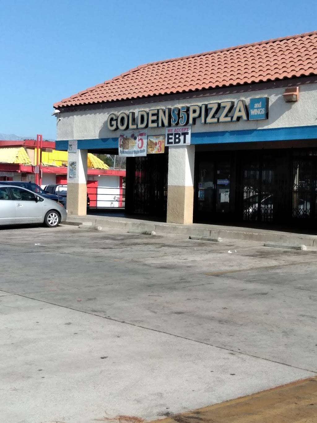 Golden $5 Pizza | 1033 N Waterman Ave, San Bernardino, CA 92410, USA | Phone: (909) 888-7299