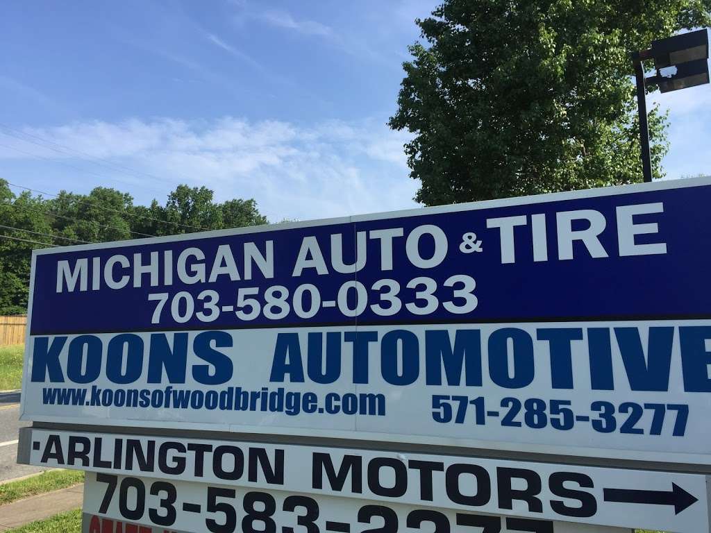 Michigan Auto and Tire | 15610 Jefferson Davis Hwy #104, Woodbridge, VA 22191 | Phone: (703) 580-0333