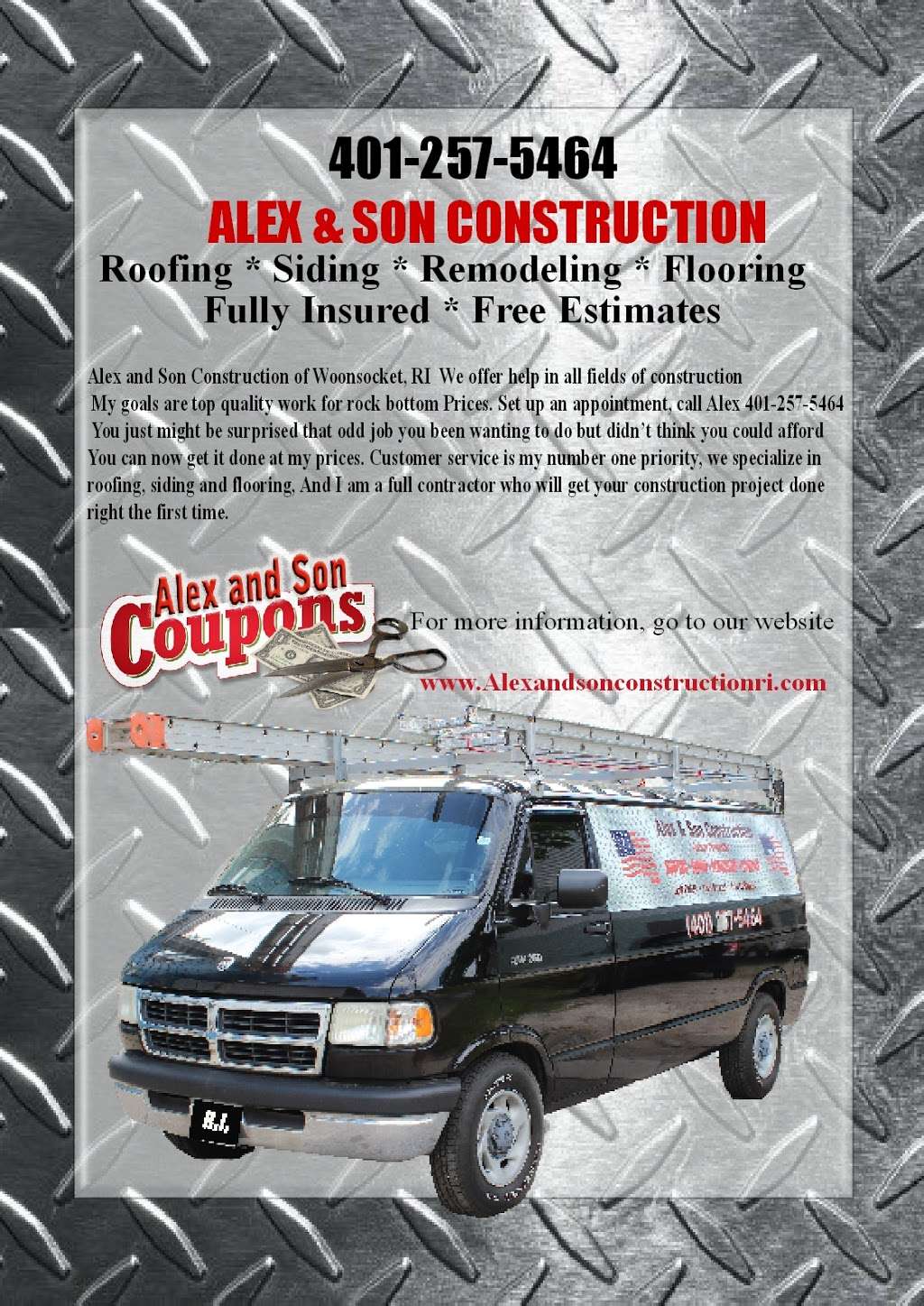 Alex & Son Construction llc | 372 Front St, Woonsocket, RI 02895, USA | Phone: (401) 257-5464