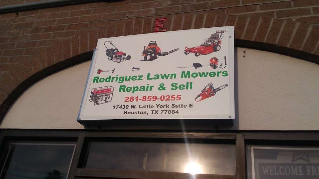 Rodriguez Lawnmower Repair & Sale | 17430 W Little York Rd, Houston, TX 77084 | Phone: (281) 859-0255