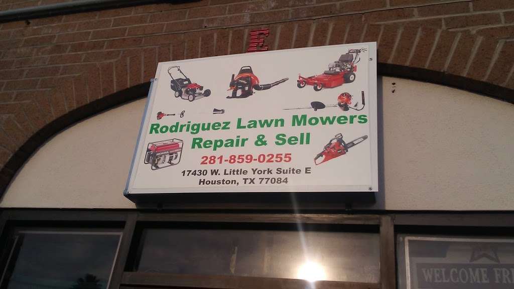 Rodriguez Lawnmower Repair & Sale | 17430 W Little York Rd, Houston, TX 77084, USA | Phone: (281) 859-0255