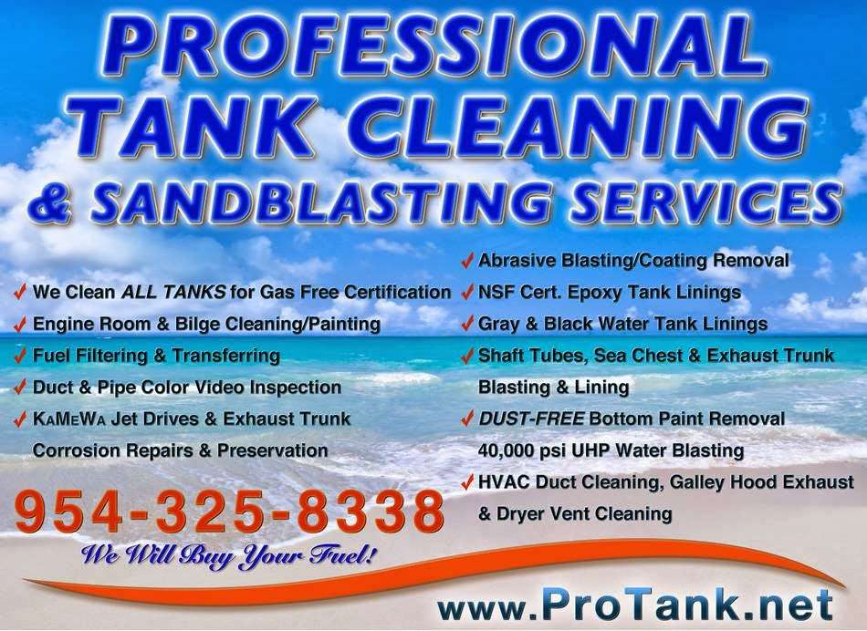 Professional Tank Cleaning & Sandblasting | 3160 NE 3rd Ave, Oakland Park, FL 33334, USA | Phone: (954) 325-8338