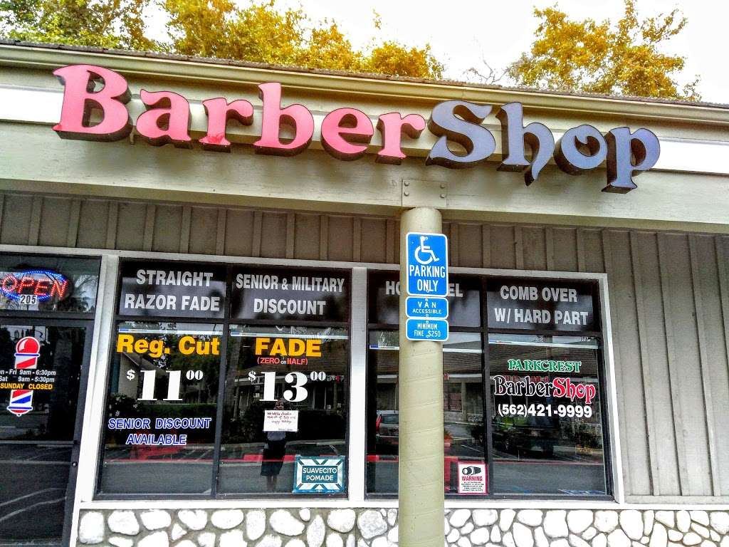 ParkCrest Barber Shop | 3962 N Studebaker Rd #205, Long Beach, CA 90808 | Phone: (562) 421-9999