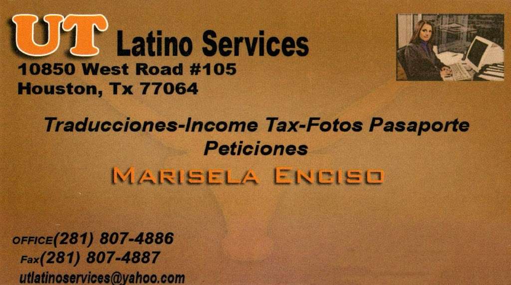 U T Latino Services | 105 10850, 2654, West Rd, Houston, TX 77064 | Phone: (281) 807-4886