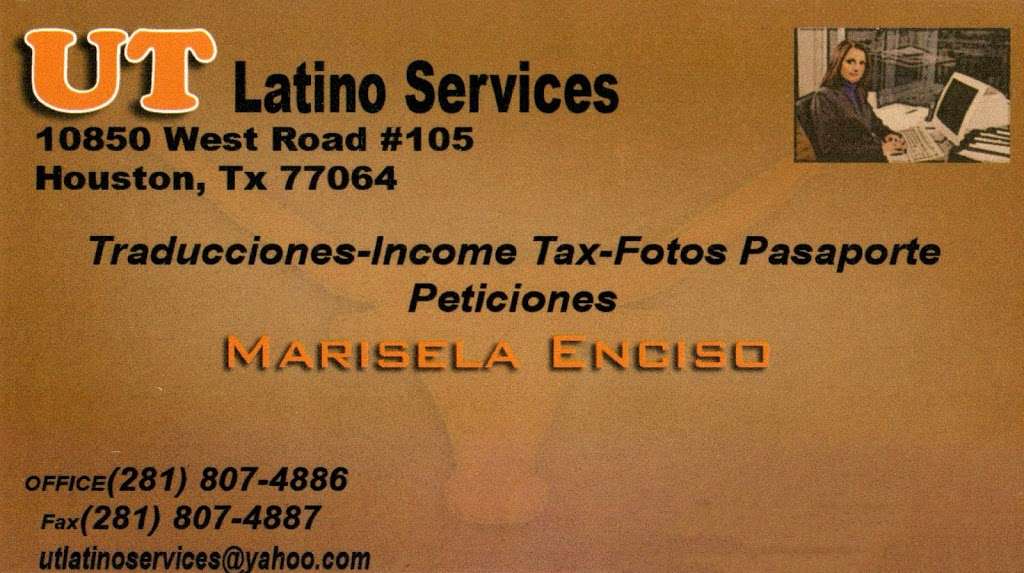 U T Latino Services | 105 10850, 2654, West Rd, Houston, TX 77064, USA | Phone: (281) 807-4886