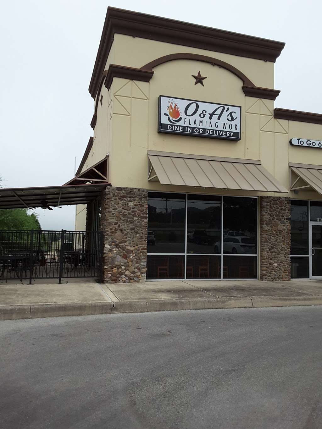 O & As Flaming Wok | 8142 Shin Oak Dr #116, Live Oak, TX 78233, USA