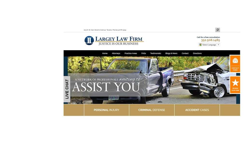Largey Law, P.A. | 481 FL-50 #201, Clermont, FL 34711, USA | Phone: (352) 242-1933