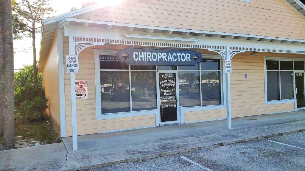 Stuart Family Chiropractic & Acupuncture Center: Gonyo, Leon DC, | 6094 SE Federal Hwy, Stuart, FL 34997, USA | Phone: (772) 781-0193