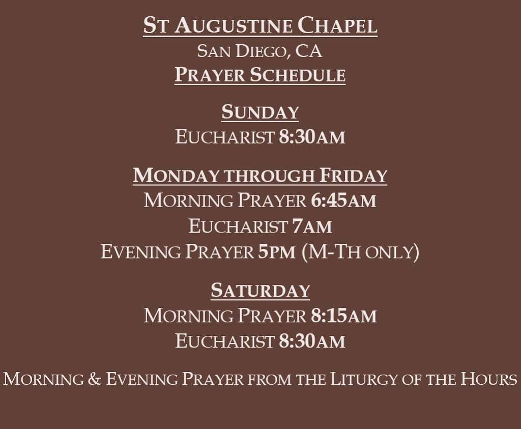 St Augustine Monastery Chapel | 3304 Nutmeg St, San Diego, CA 92104, USA | Phone: (619) 282-2028