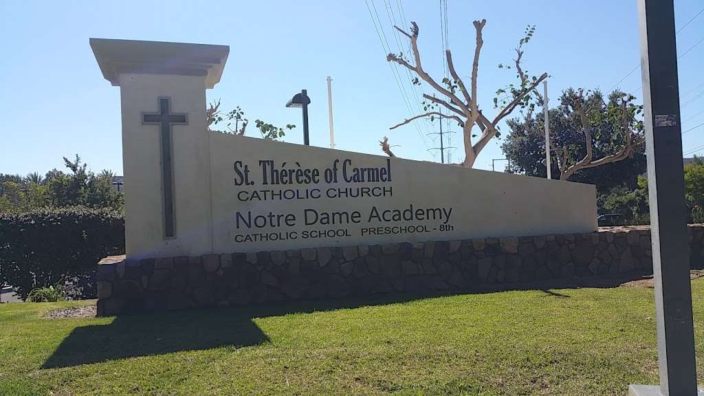 St Therese of Carmel Catholic Church | 4355 Del Mar Trails Rd, San Diego, CA 92130, USA | Phone: (858) 481-3232