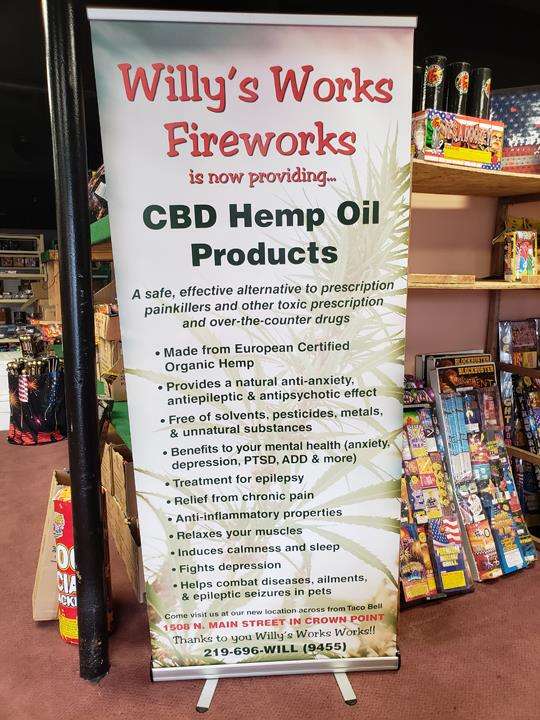 Willys CBD Works - CBD Oil Products | 1508 N Main St b2, Crown Point, IN 46307, USA | Phone: (219) 308-9998