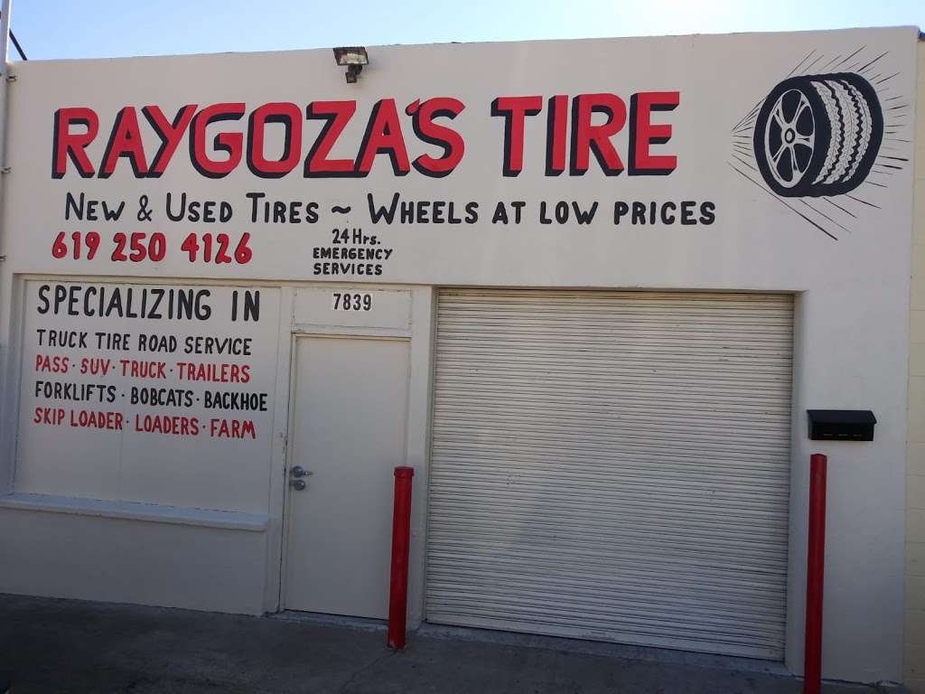 Raygozas tire & 24hrs Mobile service | 7839 North Ave, Lemon Grove, CA 91945, USA | Phone: (619) 250-4126