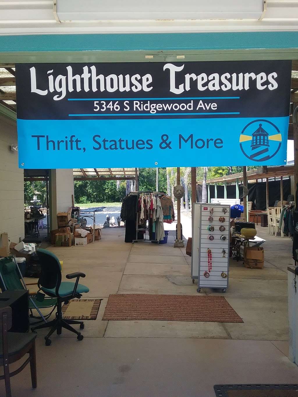 Lighthouse Treasures Thrift Store, Statues & More | 5346 S Ridgewood Ave, Port Orange, FL 32127, USA | Phone: (386) 492-2503