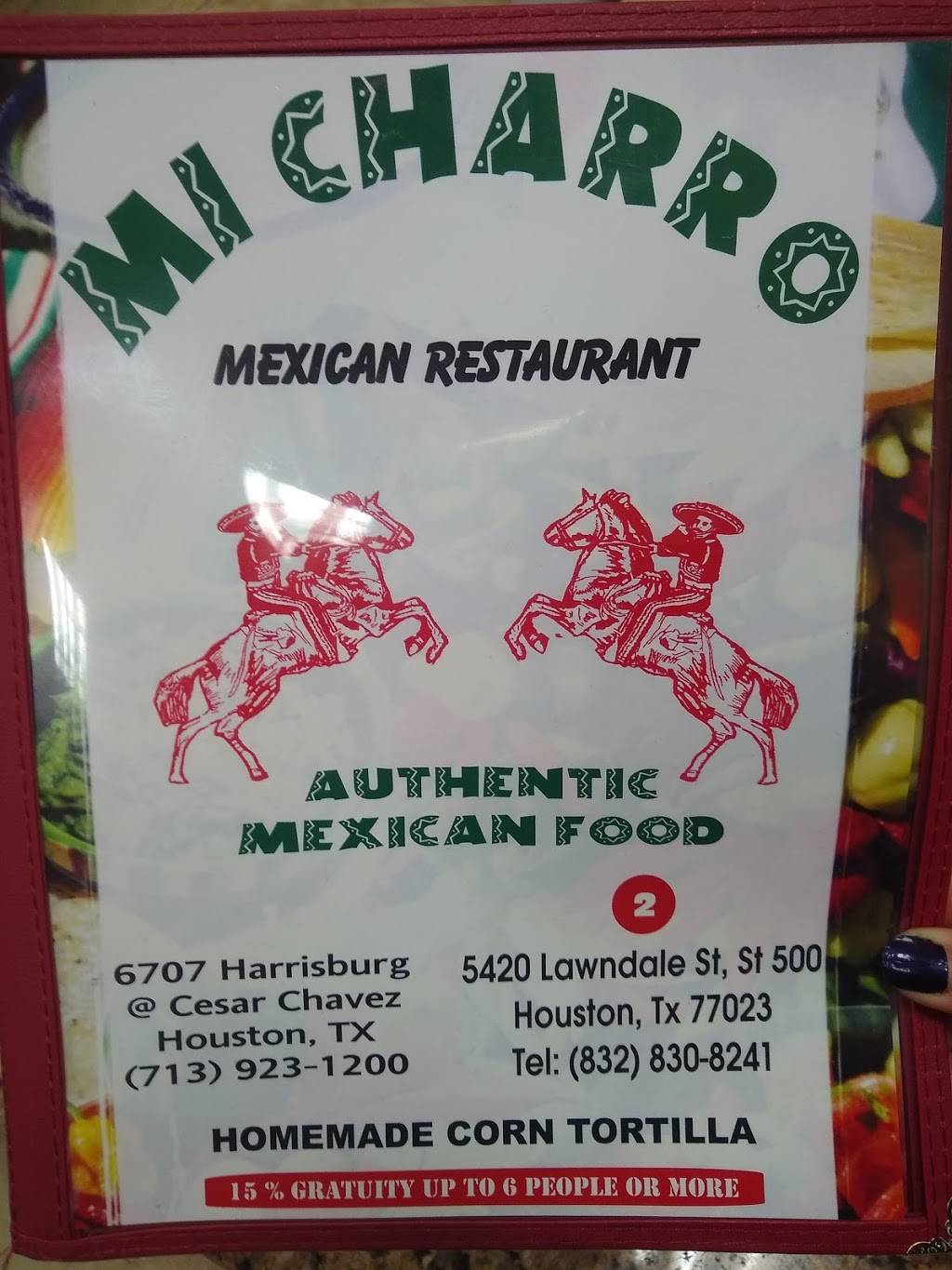 Mi Charro Mexican Restaurant | 5420 Lawndale St #500, Houston, TX 77023, USA | Phone: (832) 830-8241